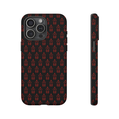 Inked Legacy Pattern Tough Case – Red Script Edition