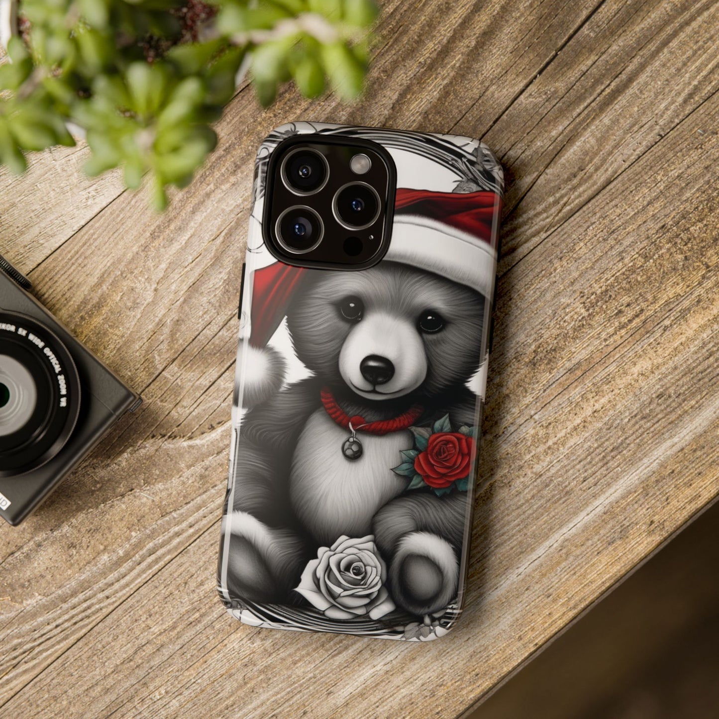 Frost Bear Tough Case – Holiday Rose Edition