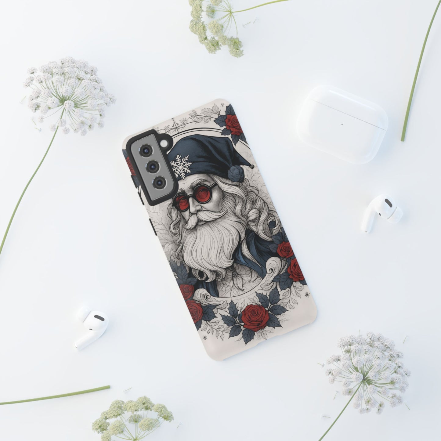Vintage Frost Saint Tough Case – Red Rose Edition
