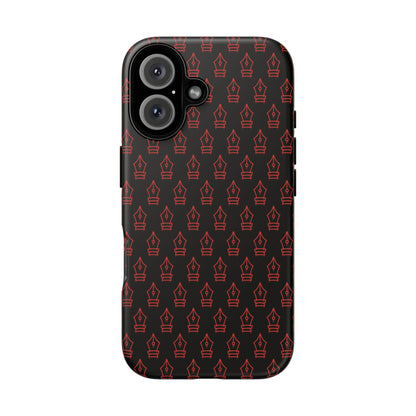 Inked Legacy Pattern Tough Case – Red Script Edition