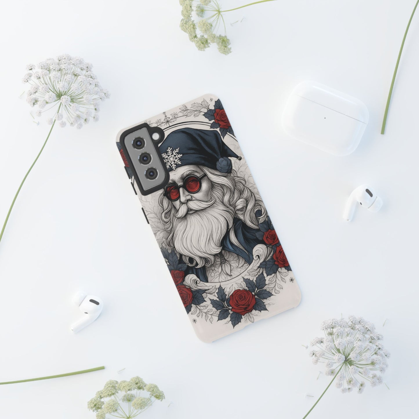 Vintage Frost Saint Tough Case – Red Rose Edition