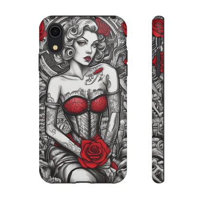 Scarlet Siren Tough Case – Rose Tattoo Edition