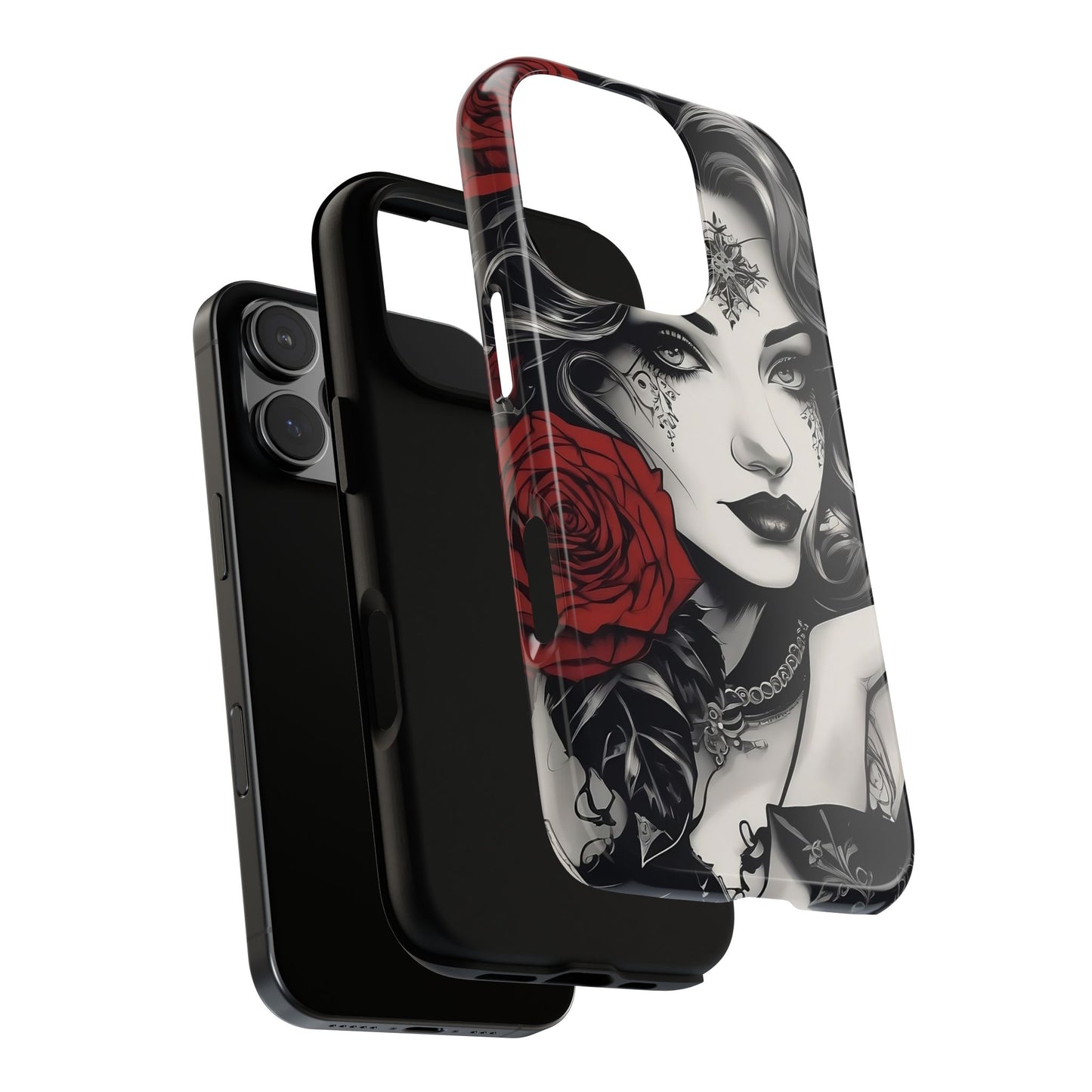 Crimson Muse Tough Case – Rose Ink Edition