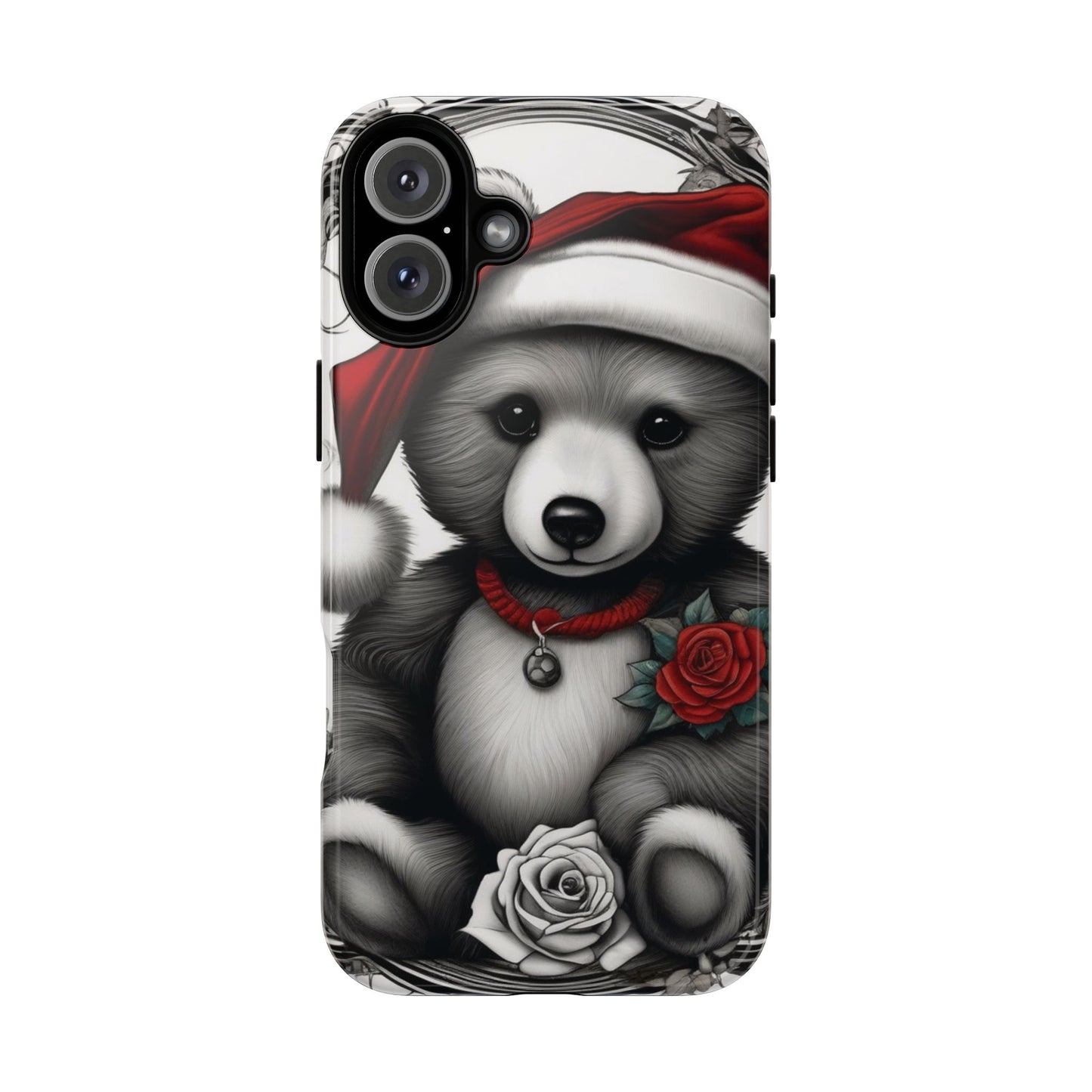 Frost Bear Tough Case – Holiday Rose Edition