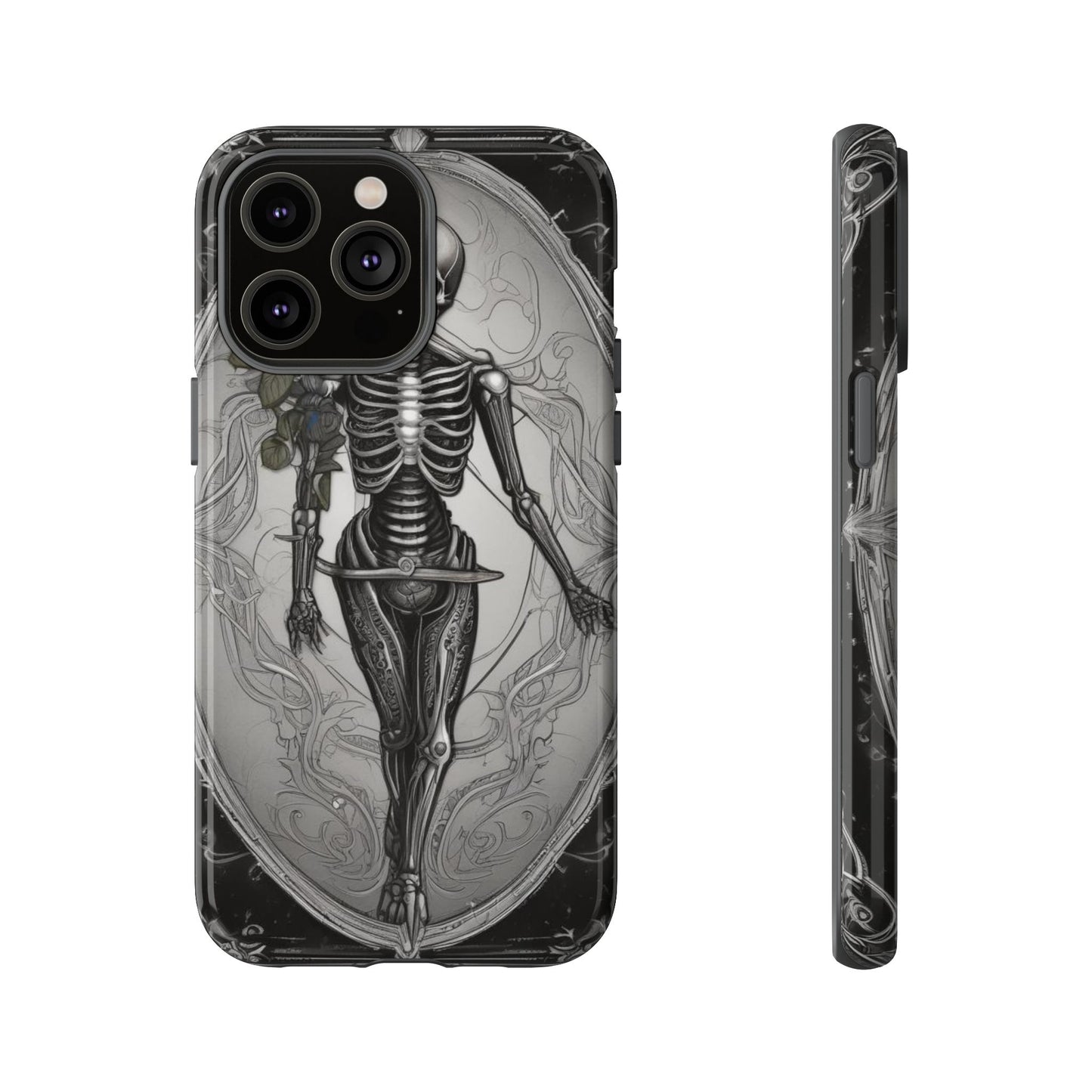 Eternal Bloom Tough Case – Skeleton Rose Edition