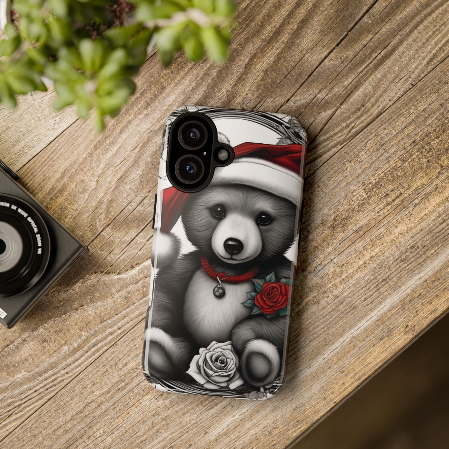 Frost Bear Tough Case – Holiday Rose Edition