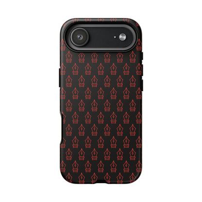 Inked Legacy Pattern Tough Case – Red Script Edition