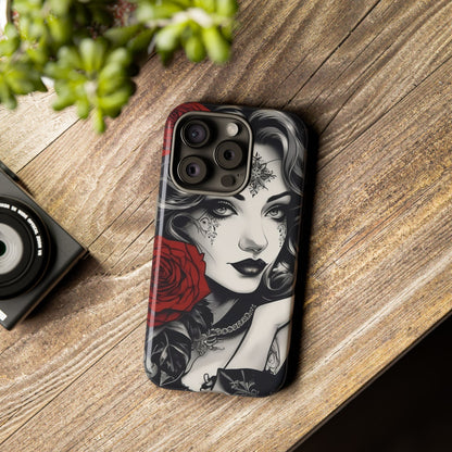 Crimson Muse Tough Case – Rose Ink Edition