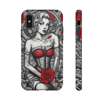 Scarlet Siren Tough Case – Rose Tattoo Edition