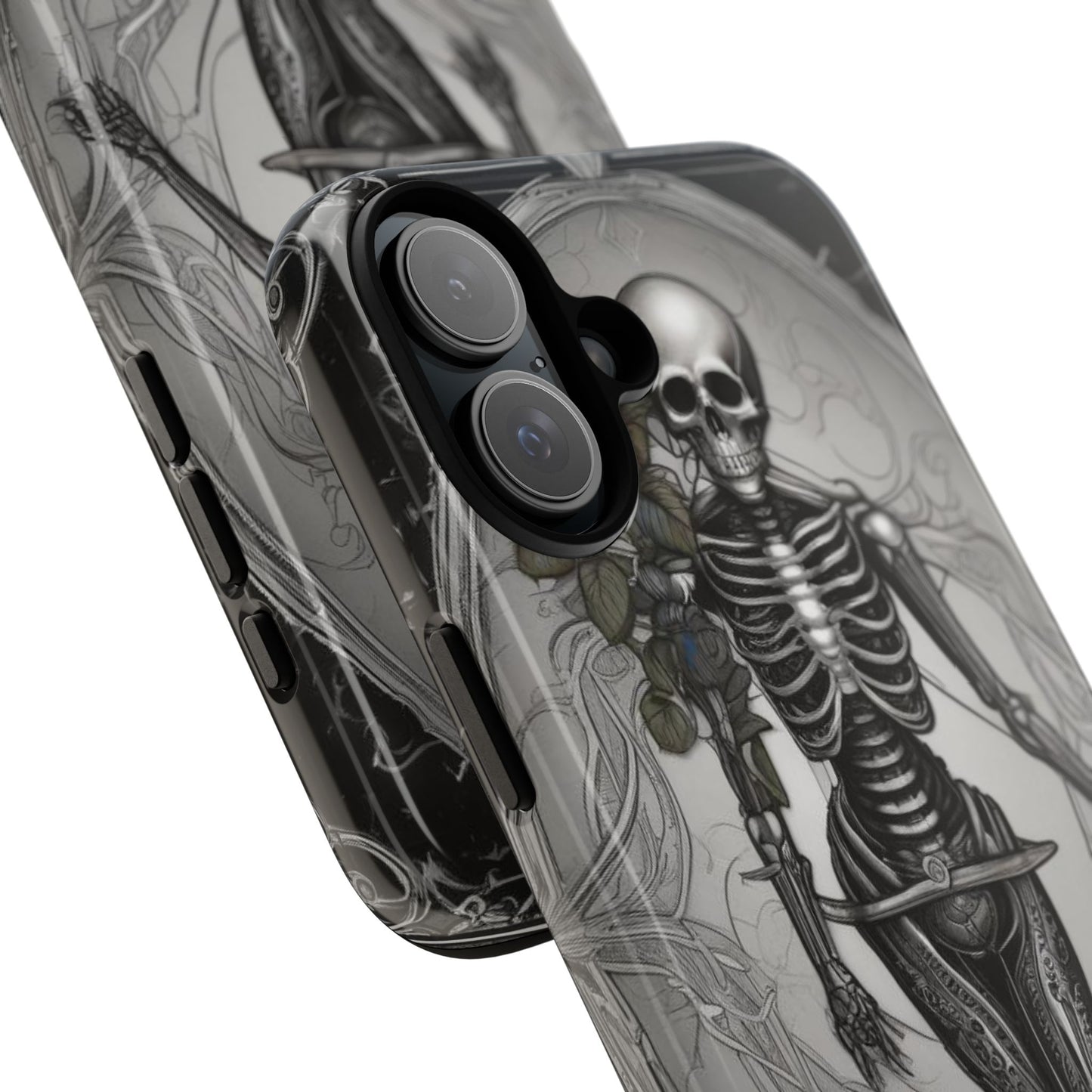 Eternal Bloom Tough Case – Skeleton Rose Edition