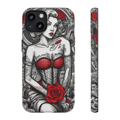 Scarlet Siren Tough Case – Rose Tattoo Edition