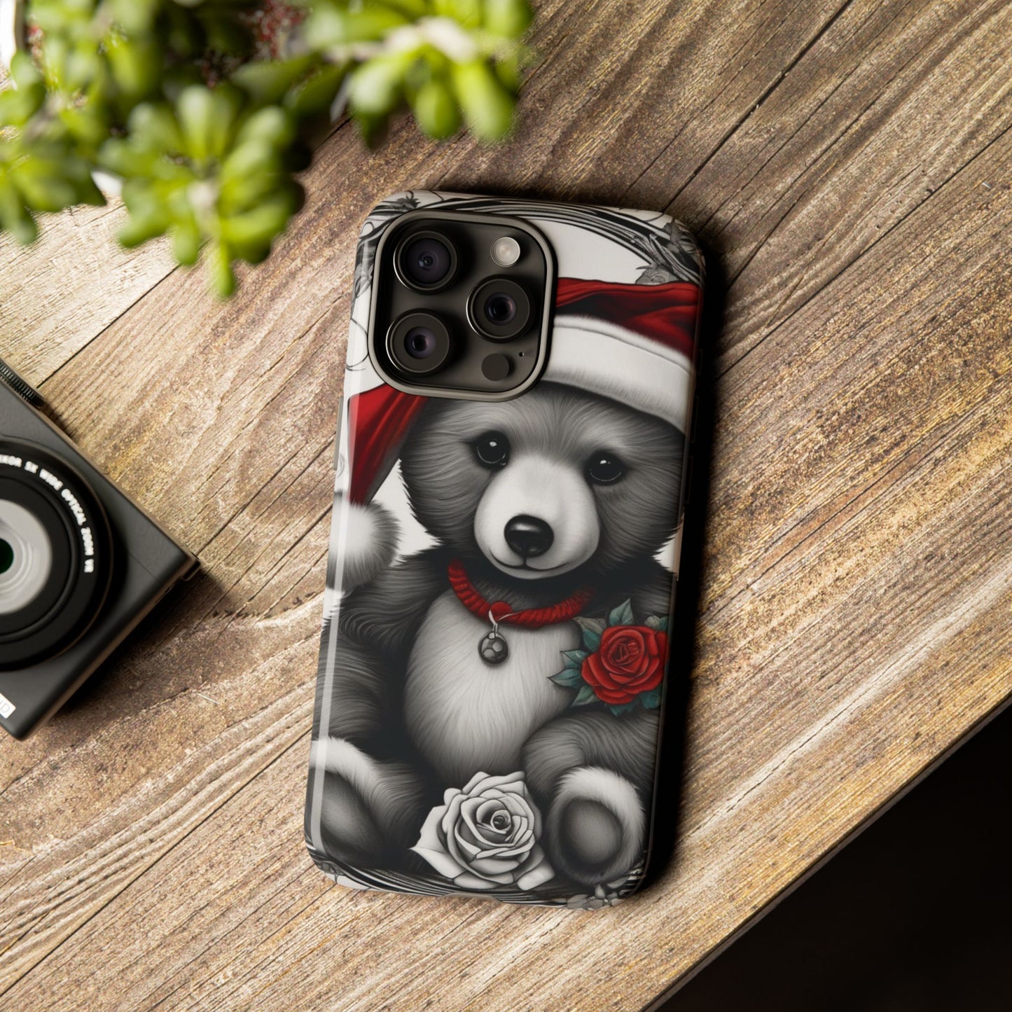 Frost Bear Tough Case – Holiday Rose Edition