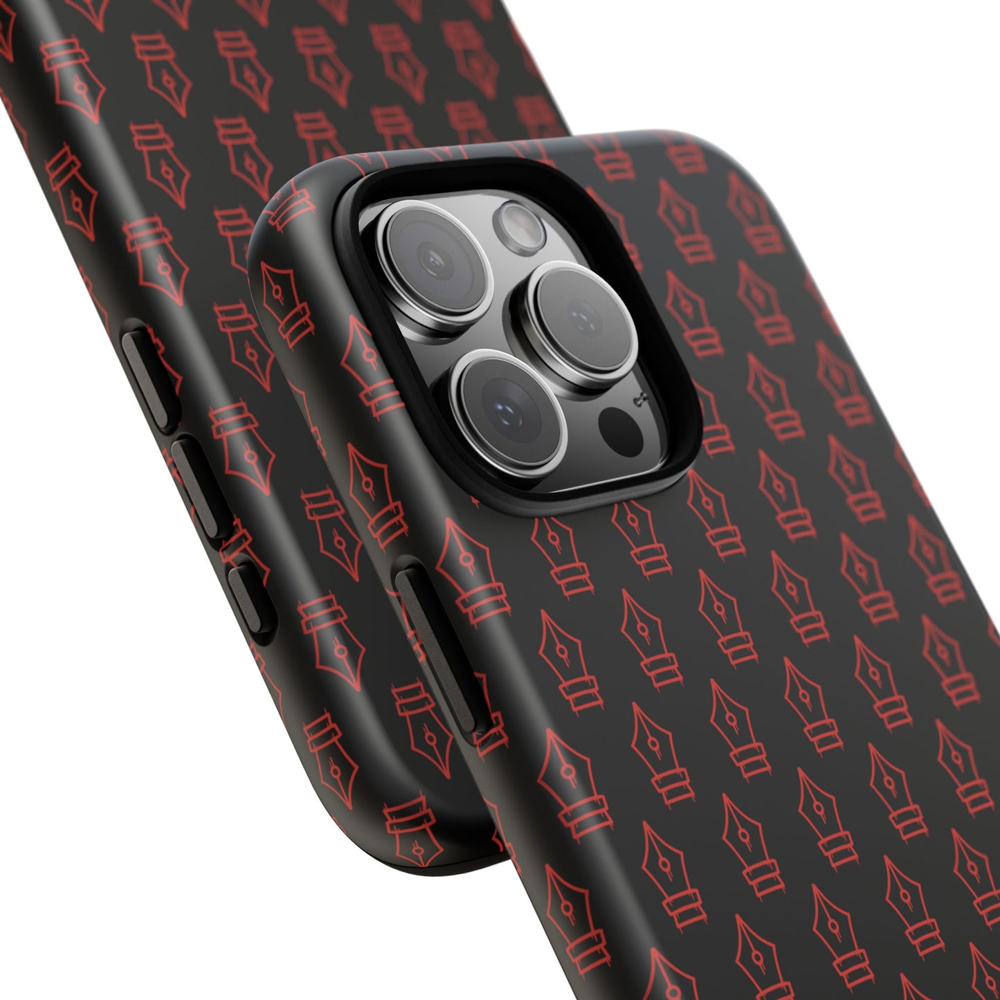 Inked Legacy Pattern Tough Case – Red Script Edition