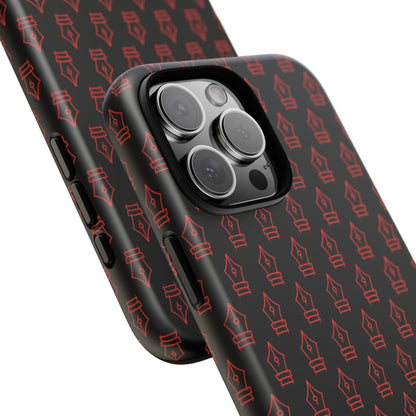 Inked Legacy Pattern Tough Case – Red Script Edition
