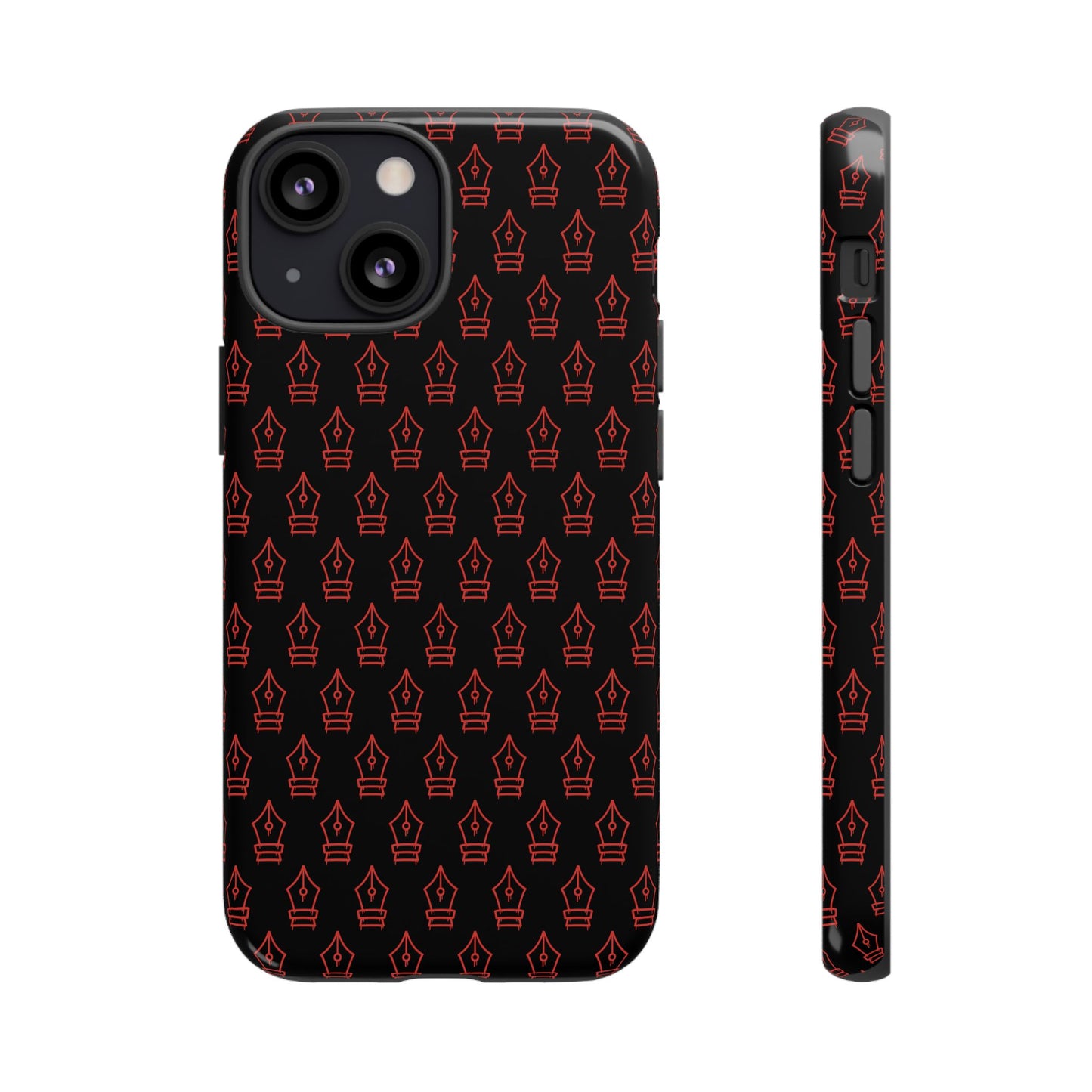 Inked Legacy Pattern Tough Case – Red Script Edition