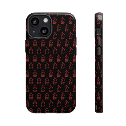 Inked Legacy Pattern Tough Case – Red Script Edition