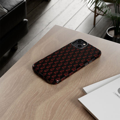 Inked Legacy Pattern Tough Case – Red Script Edition