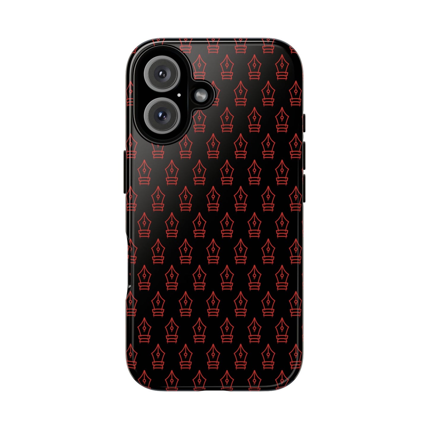 Inked Legacy Pattern Tough Case – Red Script Edition