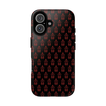 Inked Legacy Pattern Tough Case – Red Script Edition