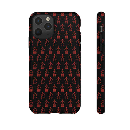 Inked Legacy Pattern Tough Case – Red Script Edition