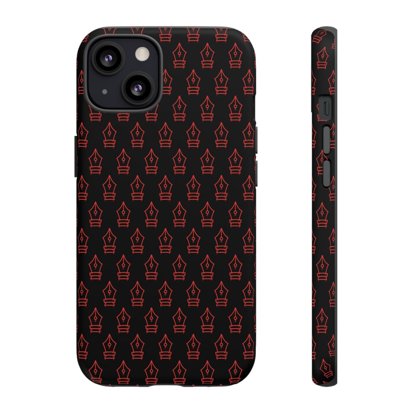 Inked Legacy Pattern Tough Case – Red Script Edition