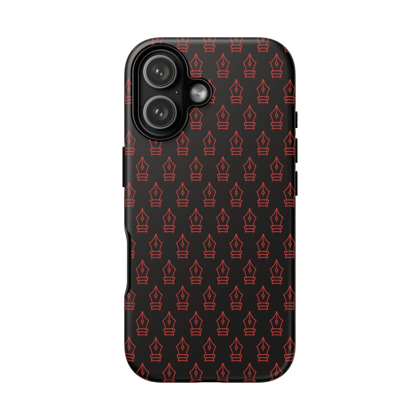 Inked Legacy Pattern Tough Case – Red Script Edition