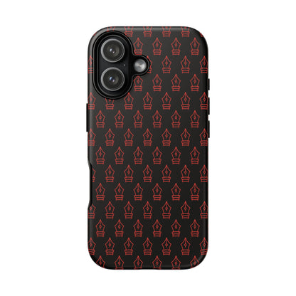 Inked Legacy Pattern Tough Case – Red Script Edition