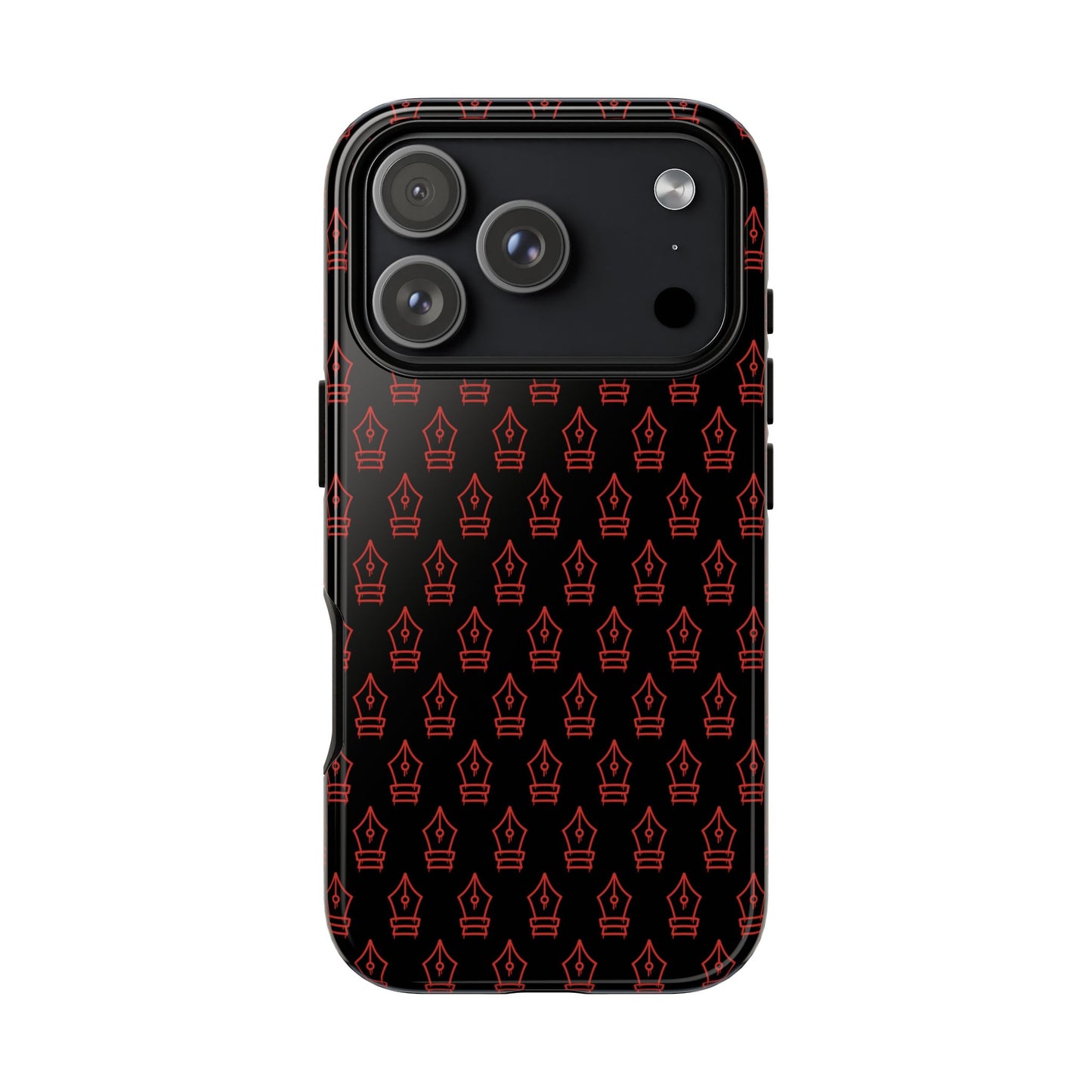 Inked Legacy Pattern Tough Case – Red Script Edition