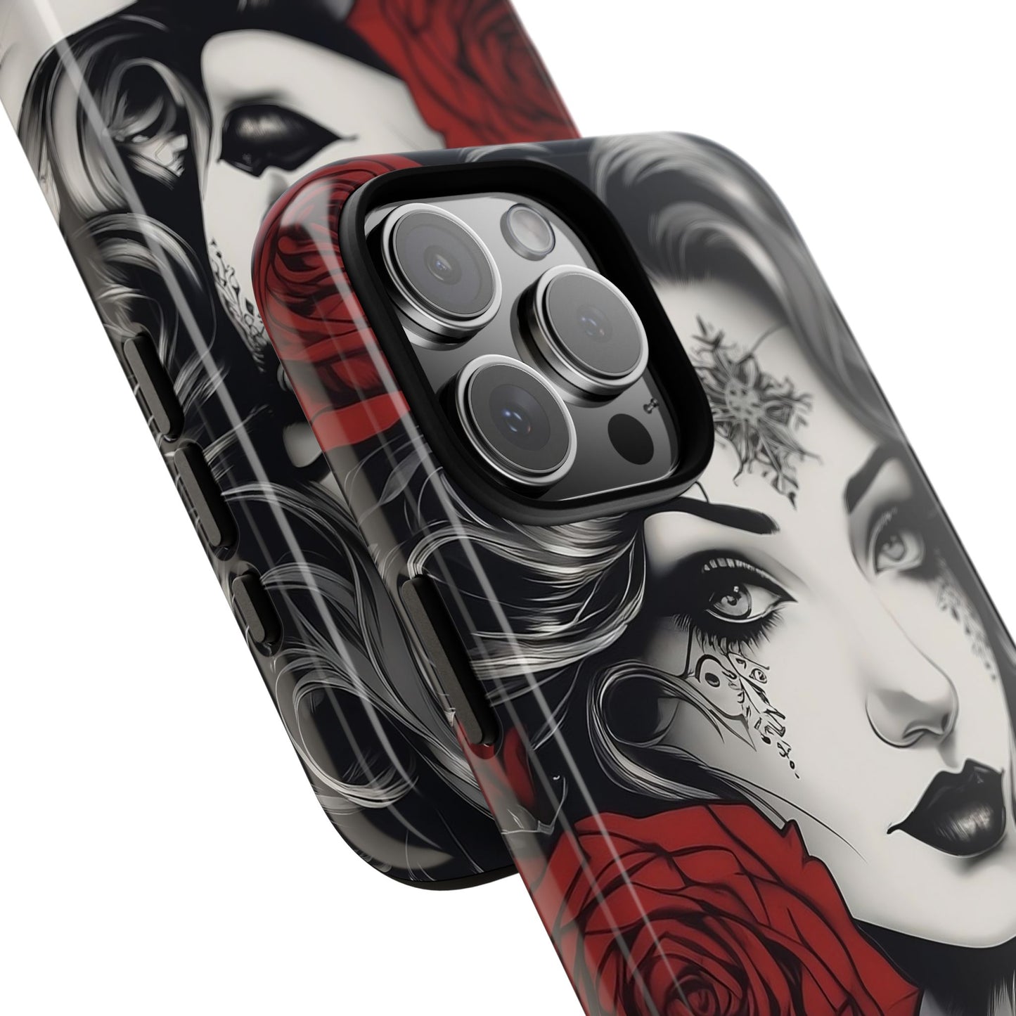 Crimson Muse Tough Case – Rose Ink Edition