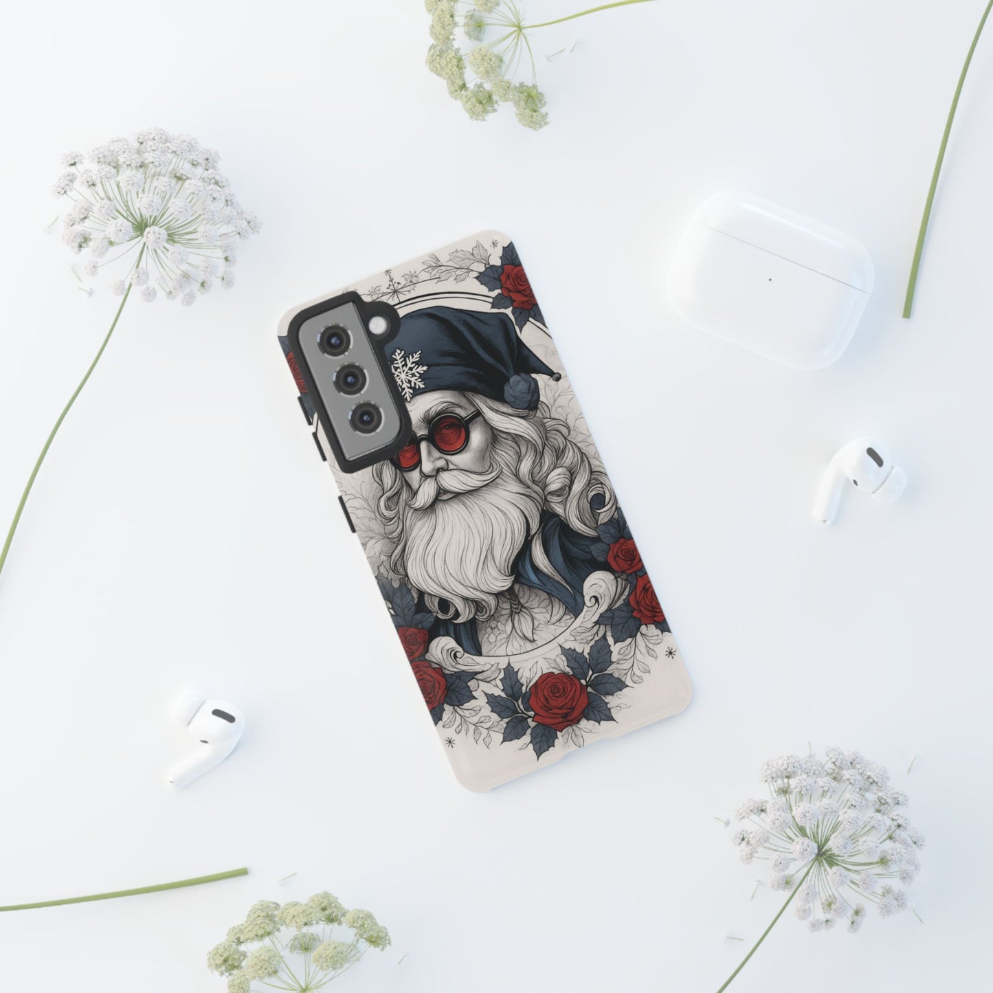 Vintage Frost Saint Tough Case – Red Rose Edition