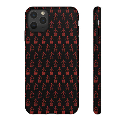 Inked Legacy Pattern Tough Case – Red Script Edition