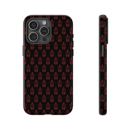 Inked Legacy Pattern Tough Case – Red Script Edition