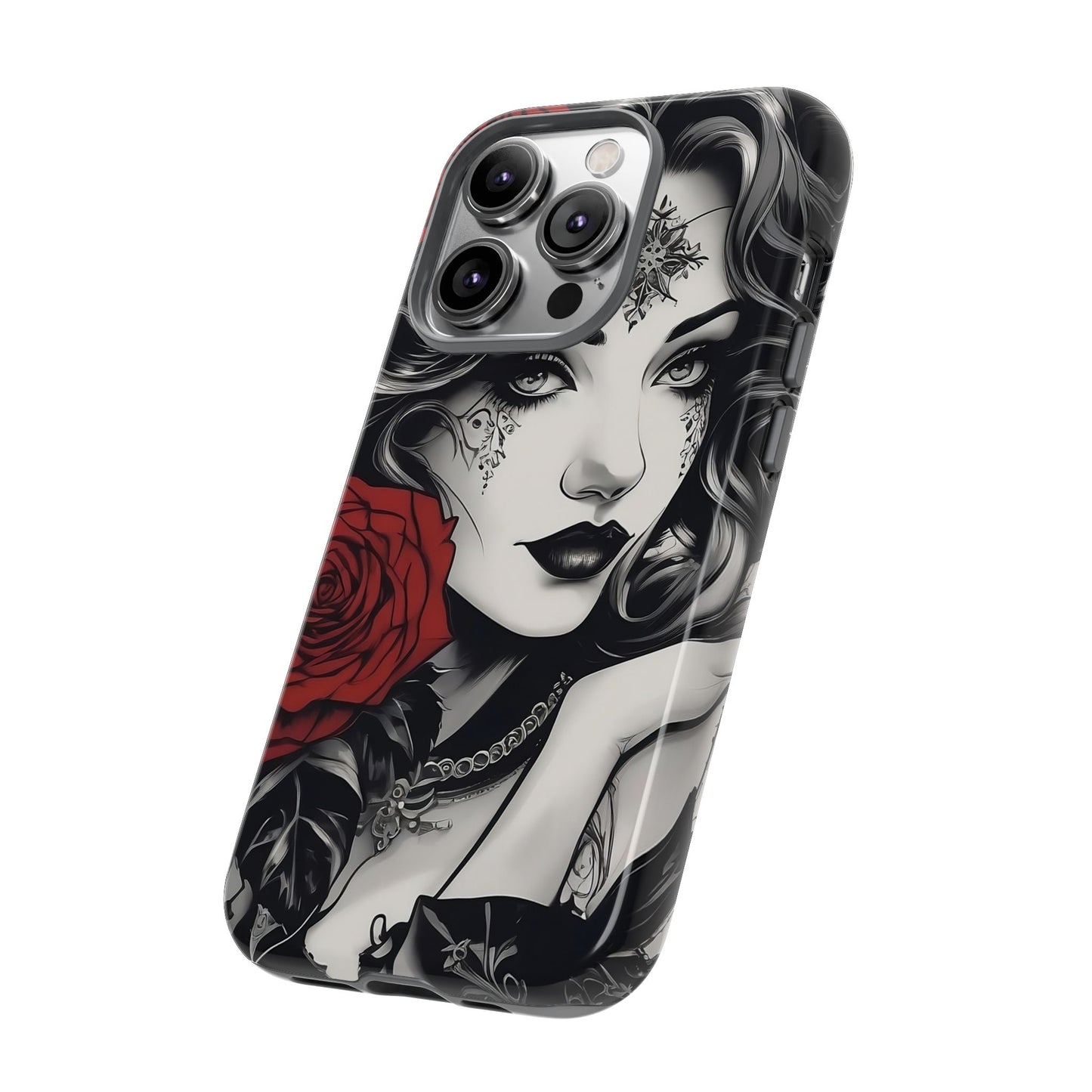 Crimson Muse Tough Case – Rose Ink Edition