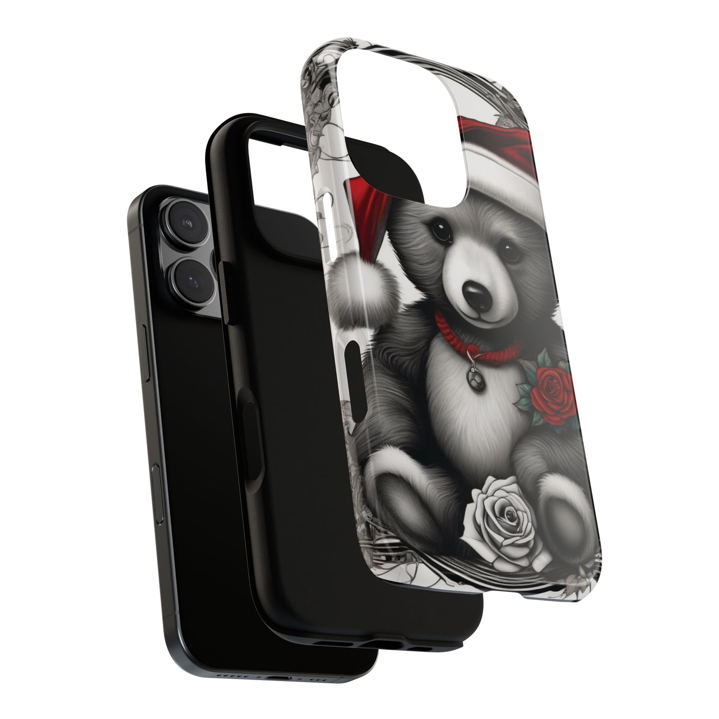 Frost Bear Tough Case – Holiday Rose Edition
