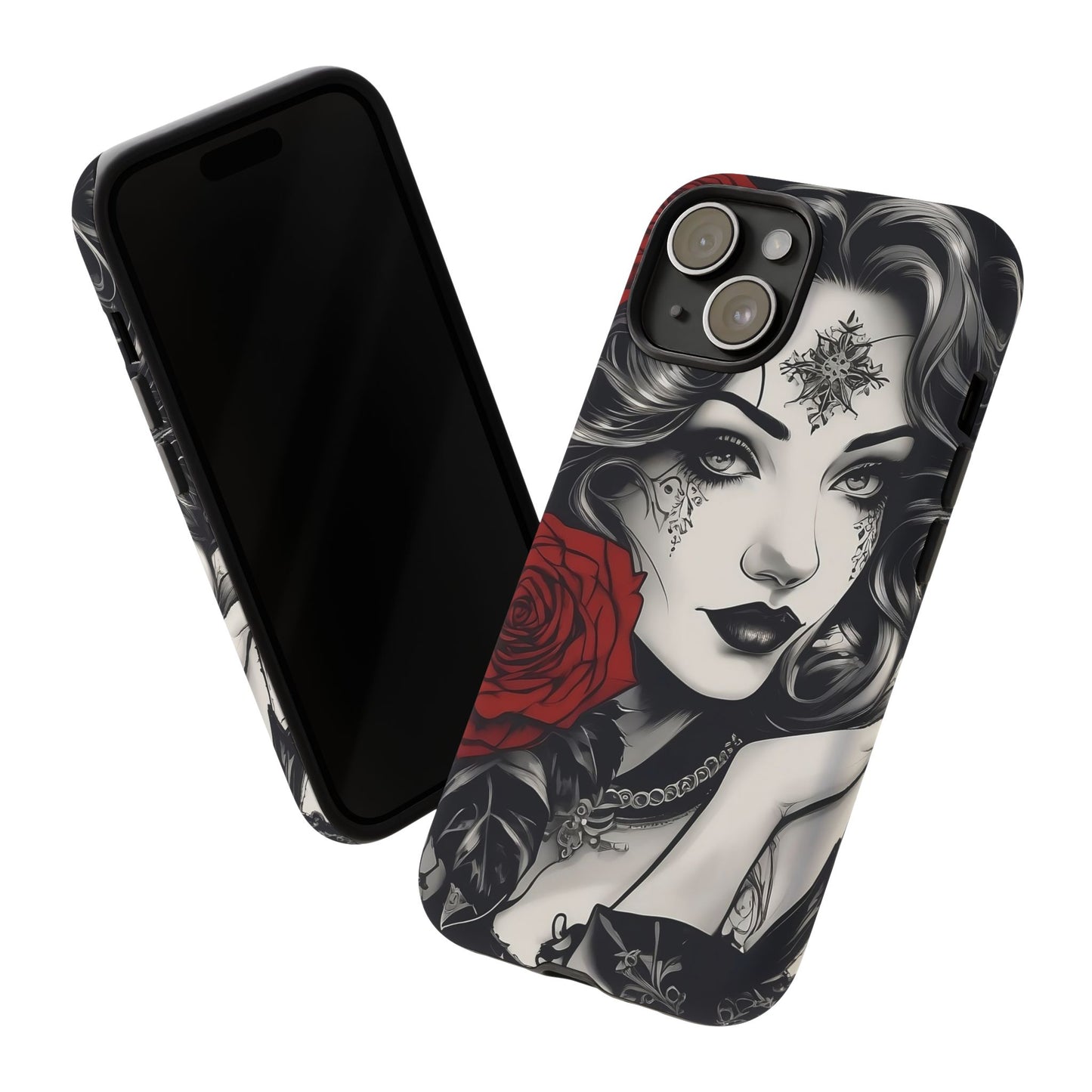 Crimson Muse Tough Case – Rose Ink Edition