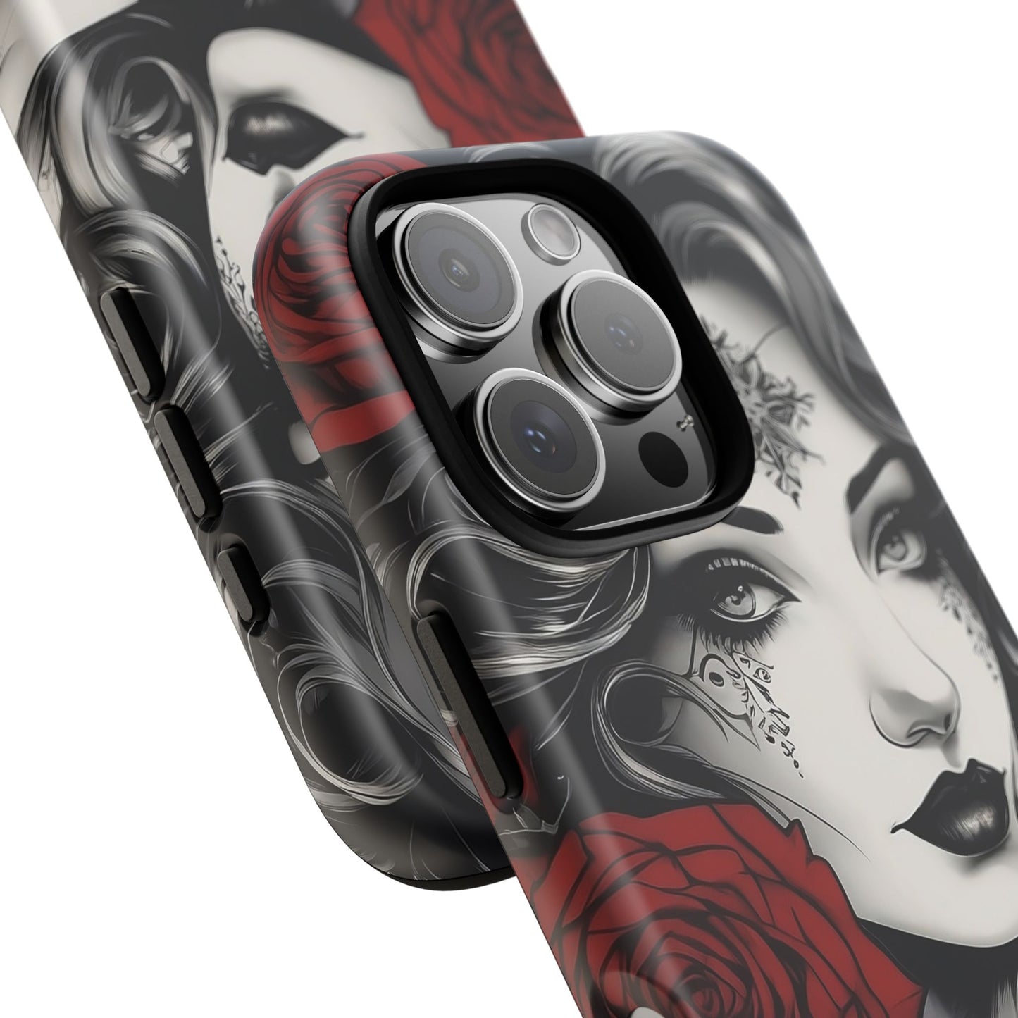 Crimson Muse Tough Case – Rose Ink Edition