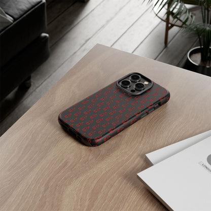 Inked Legacy Pattern Tough Case – Red Script Edition