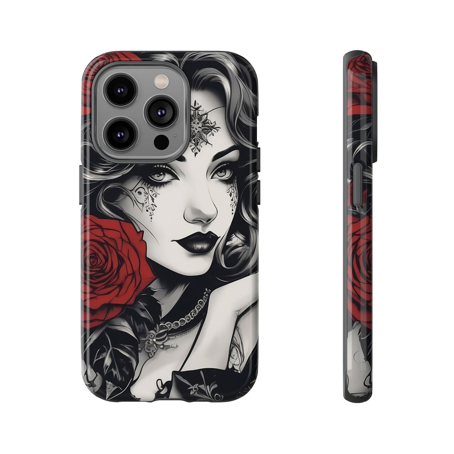 Crimson Muse Tough Case – Rose Ink Edition
