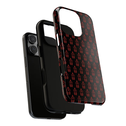 Inked Legacy Pattern Tough Case – Red Script Edition