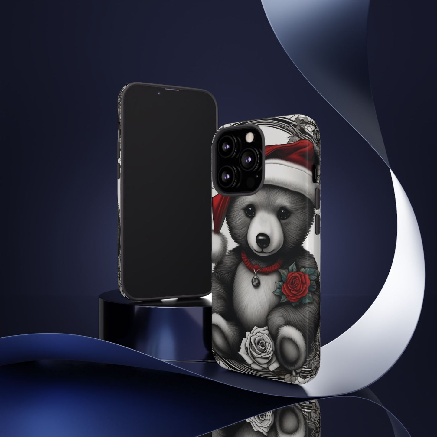 Frost Bear Tough Case – Holiday Rose Edition