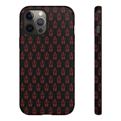 Inked Legacy Pattern Tough Case – Red Script Edition