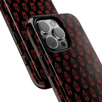 Inked Legacy Pattern Tough Case – Red Script Edition