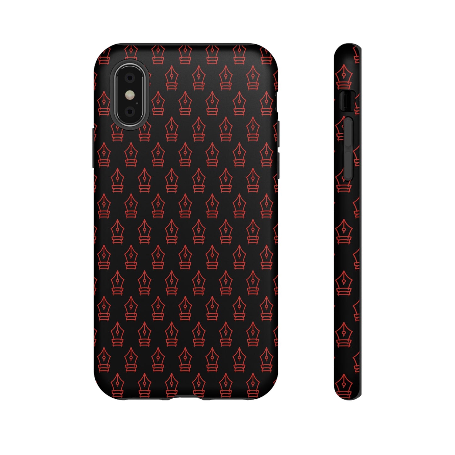 Inked Legacy Pattern Tough Case – Red Script Edition