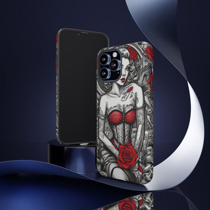 Scarlet Siren Tough Case – Rose Tattoo Edition