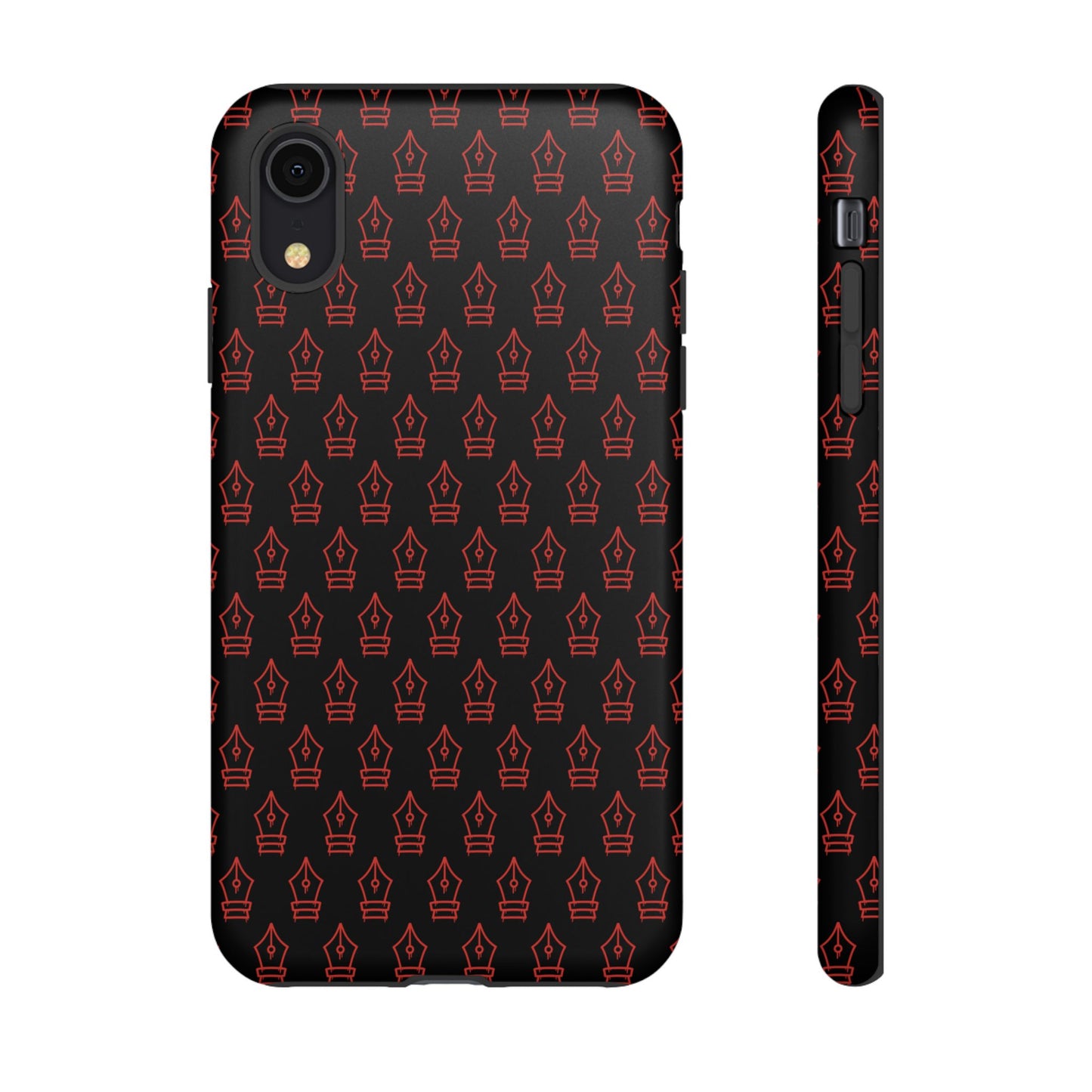 Inked Legacy Pattern Tough Case – Red Script Edition
