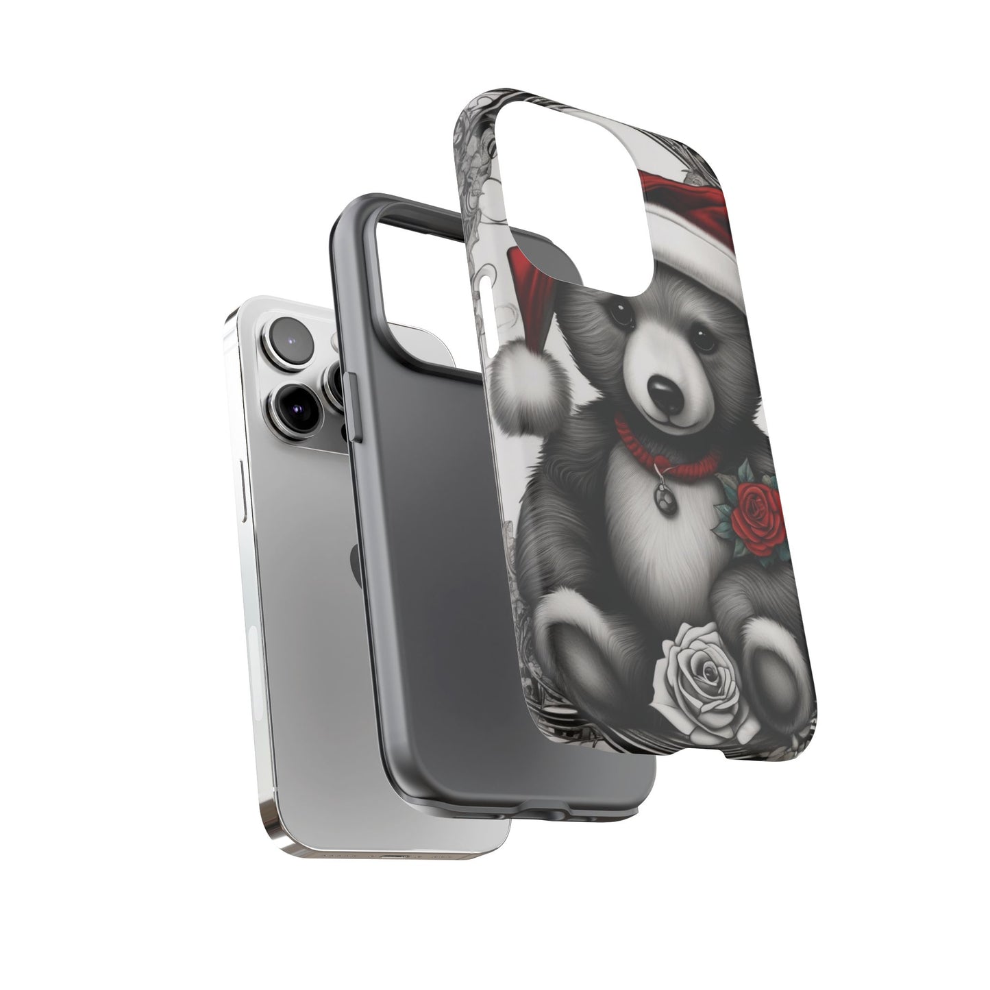 Frost Bear Tough Case – Holiday Rose Edition
