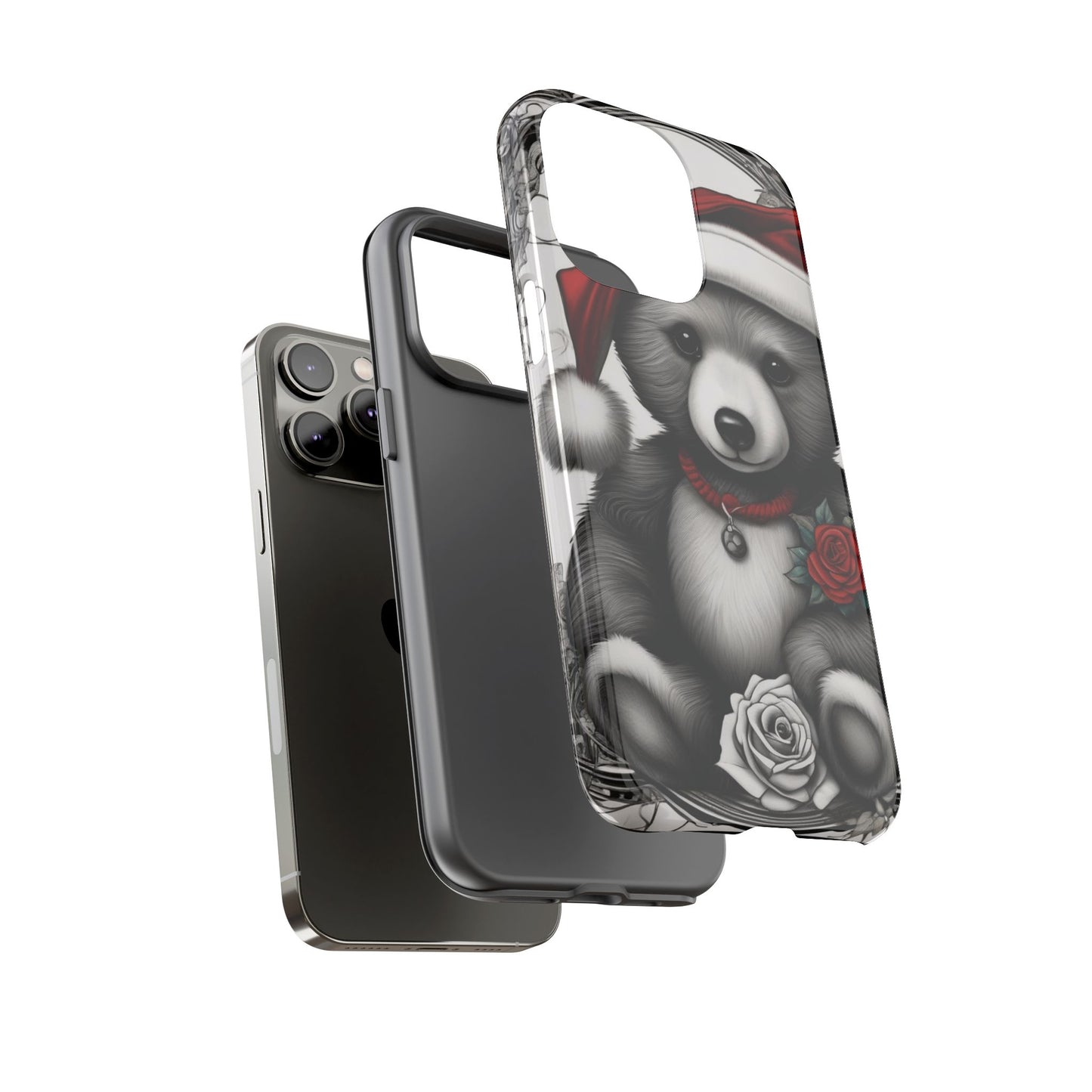 Frost Bear Tough Case – Holiday Rose Edition