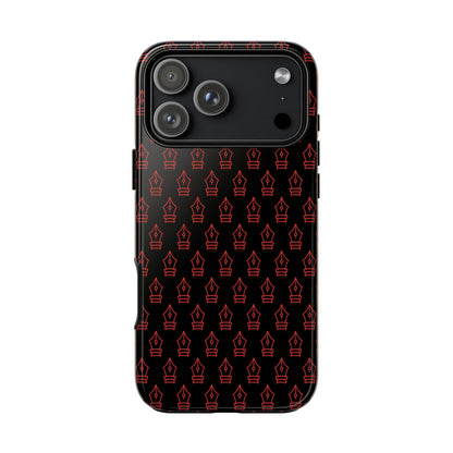 Inked Legacy Pattern Tough Case – Red Script Edition