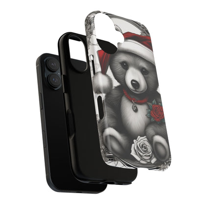 Frost Bear Tough Case – Holiday Rose Edition