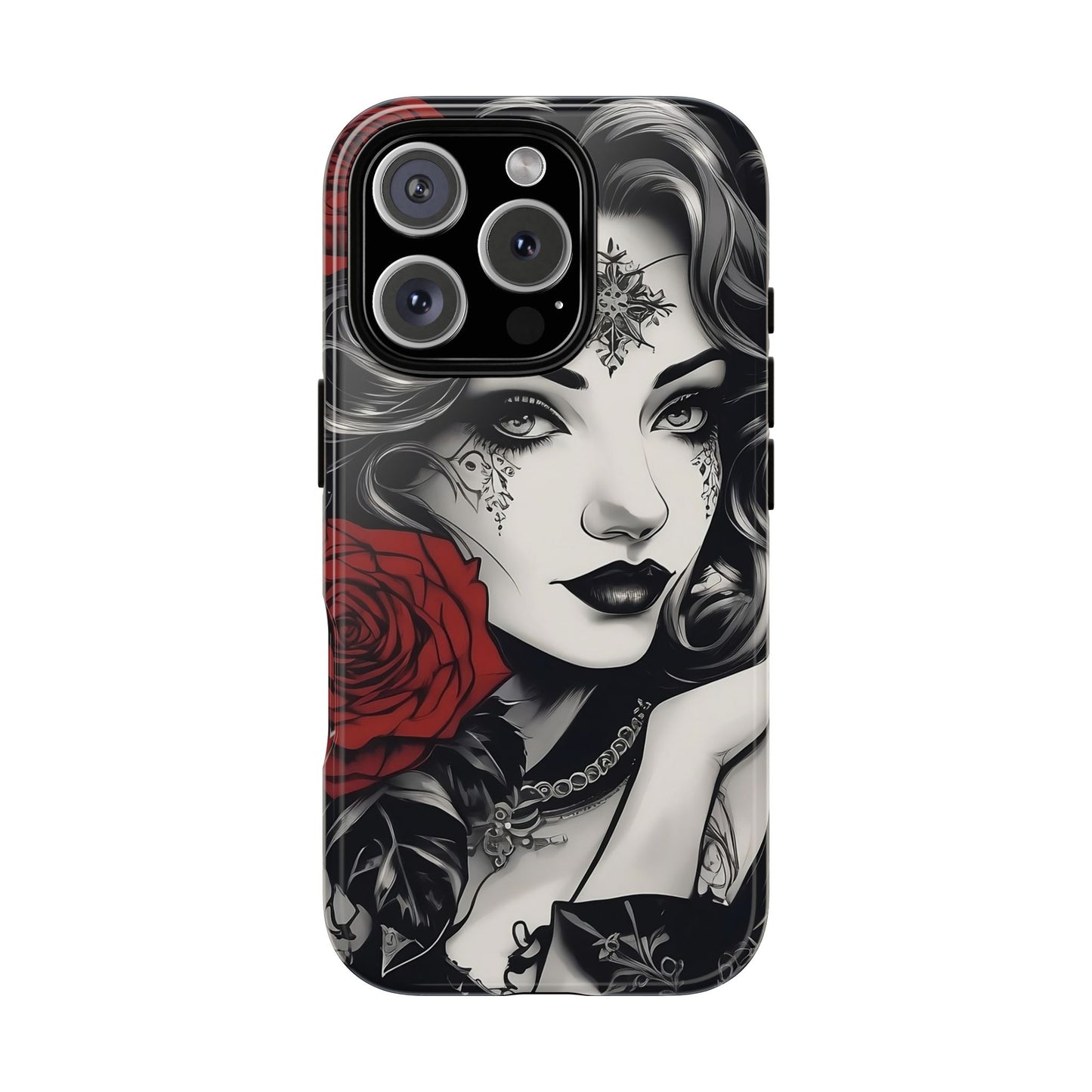 Crimson Muse Tough Case – Rose Ink Edition